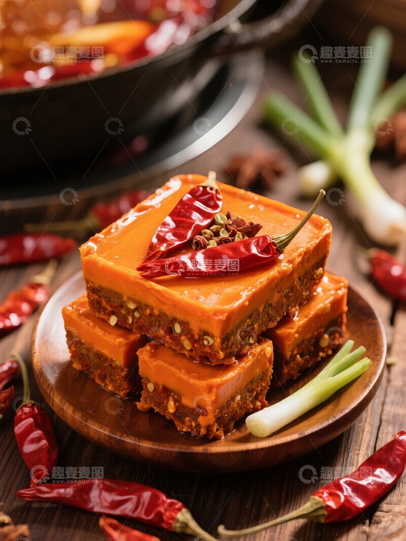 高清大图下载【趣麦麦图】麻辣火锅底料配香料