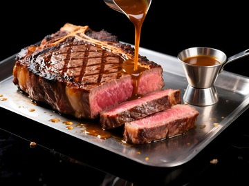 一块诱人牛排