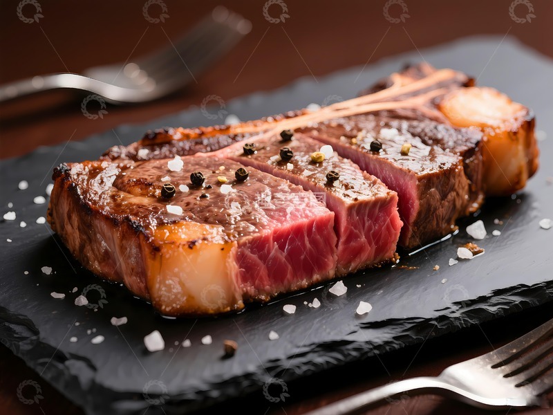 高清大图下载【趣麦麦图】煎牛排菲力牛排