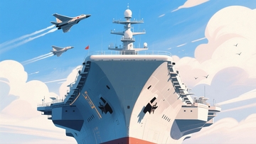 中国海军宣传插画背景2