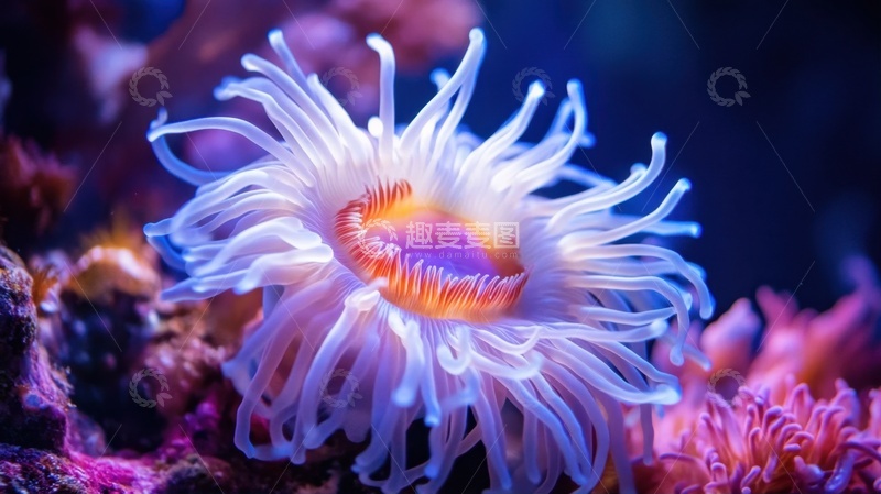 高清大图下载【趣麦麦图】海葵软体动物