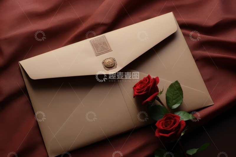 高清大图下载【趣麦麦图】一个信封物品