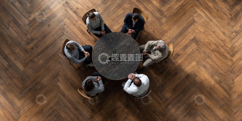 办公室开会会议图