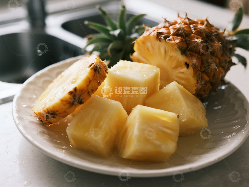 高清大图下载【趣麦麦图】菠萝水果摄影5