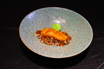 蚝皇鲍汁扣花胶