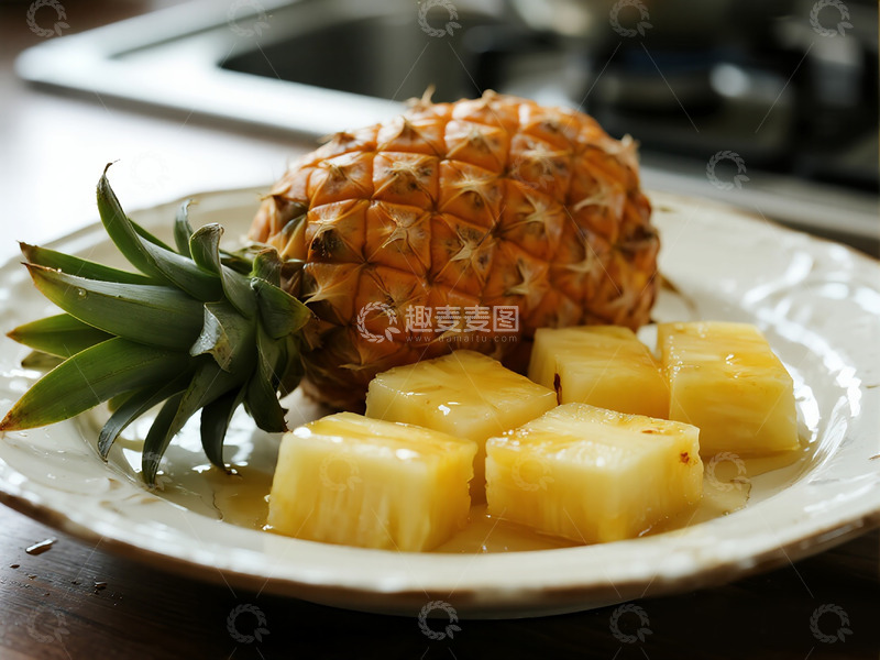 高清大图下载【趣麦麦图】菠萝水果摄影3