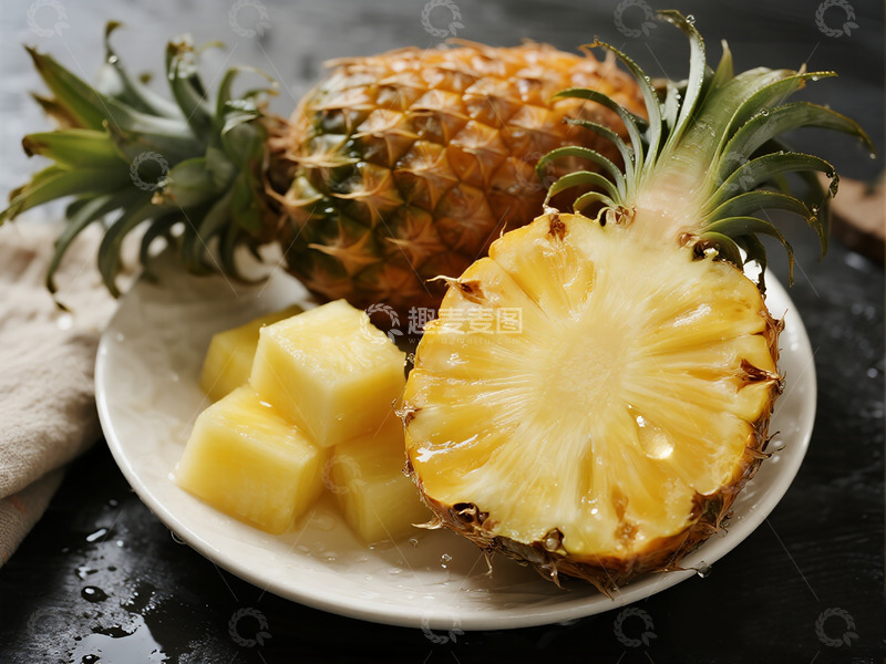 高清大图下载【趣麦麦图】菠萝水果摄影4