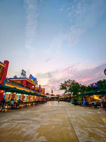 夜景， 欢乐谷，灯光秀， 