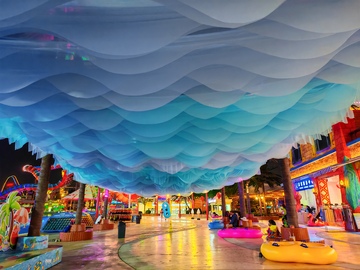 夜景， 色彩斑斓，创意景观5