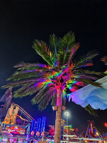 夜景， 欢乐谷，灯光秀，13