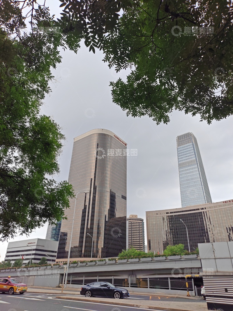高清大图下载【趣麦麦图】  北京CBD ，摩天大楼 ， 6p