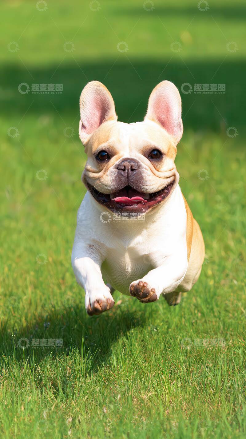 高清大图下载【趣麦麦图】斗牛犬 汪汪  摄影图