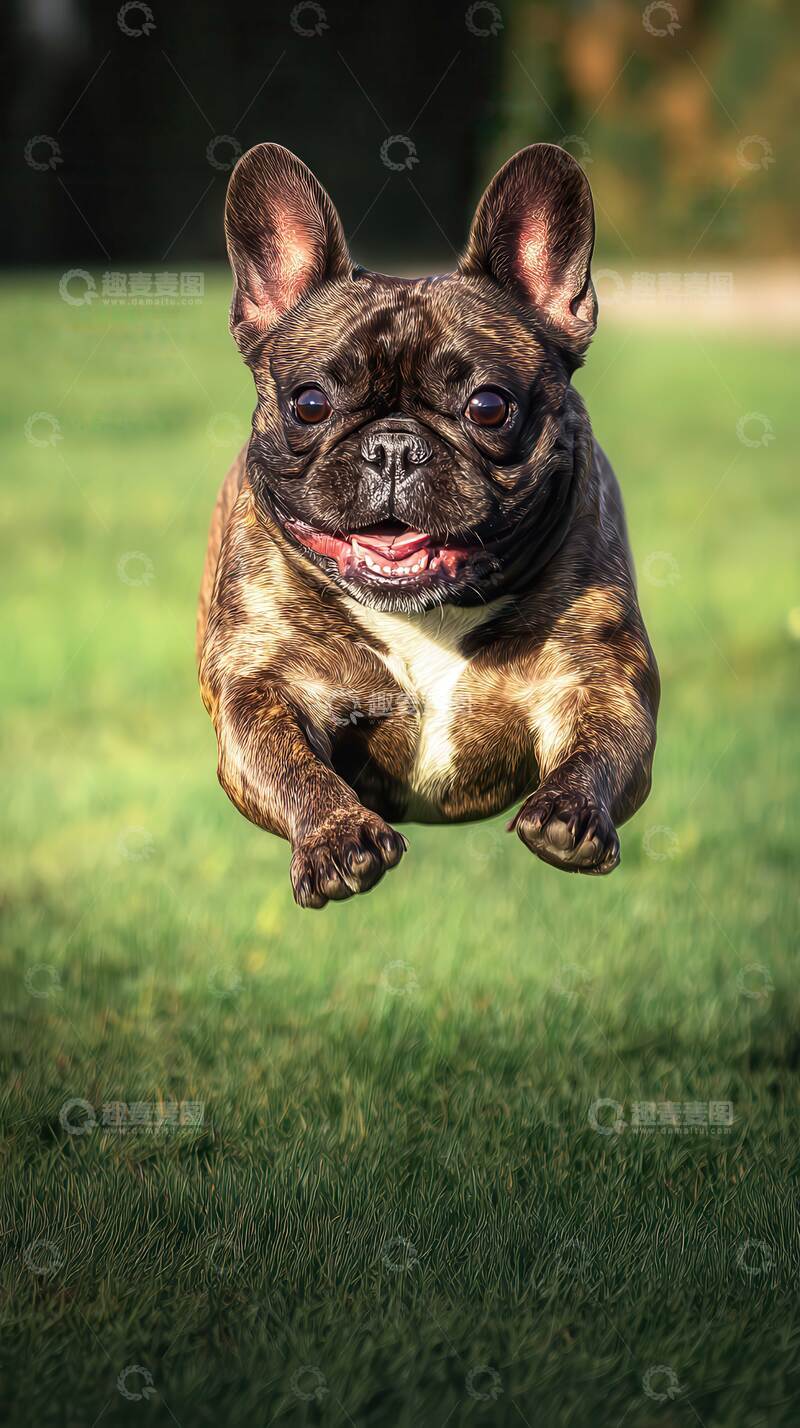 高清大图下载【趣麦麦图】斗牛犬  治愈  可爱