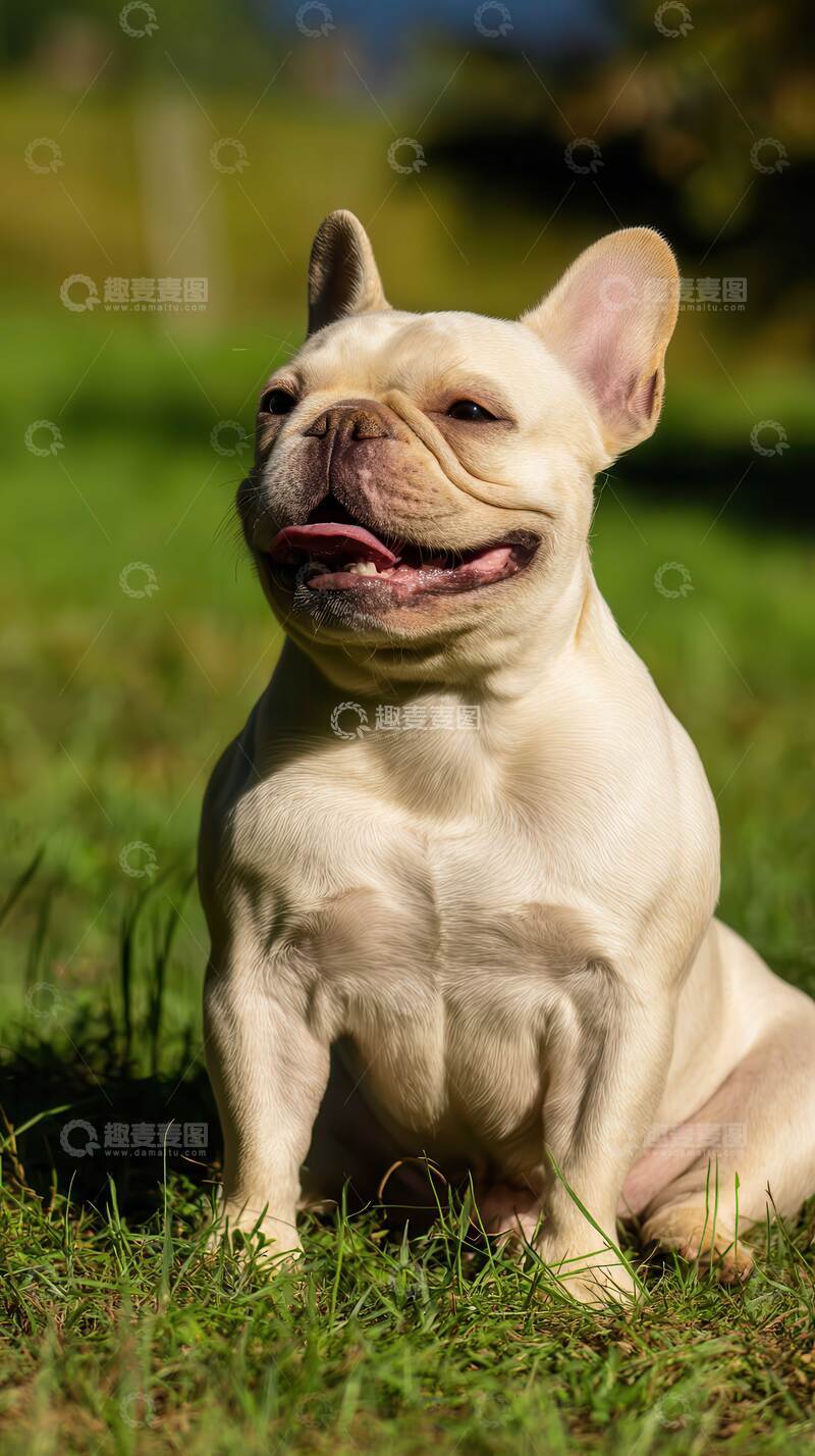 高清大图下载【趣麦麦图】斗牛犬  忠实  可爱  