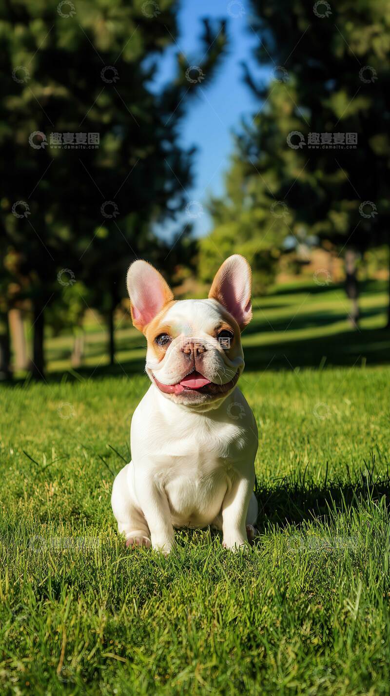 高清大图下载【趣麦麦图】斗牛犬  汪汪 可爱 