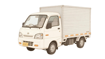 手绘风格小货车7