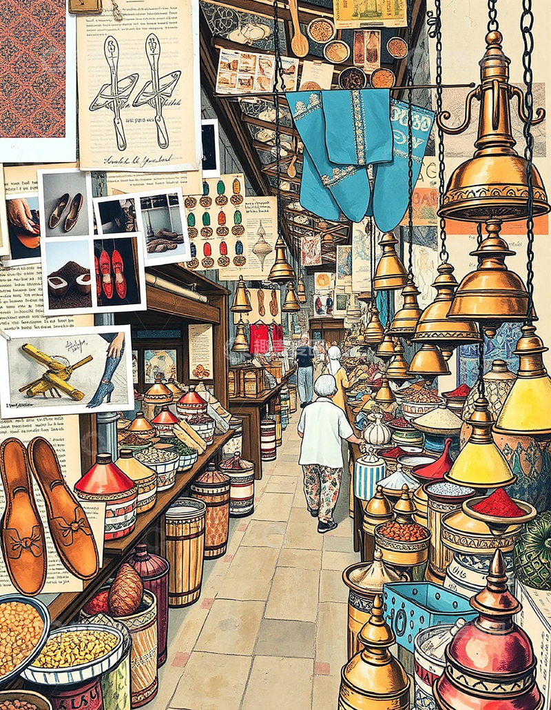 高清大图下载【趣麦麦图】 摩洛哥市集3