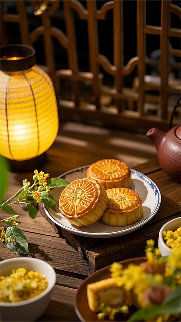 中秋节海报广告包装月饼月亮嫦娥6