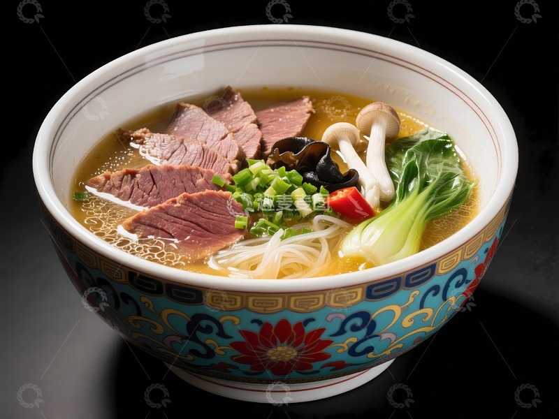 高清大图下载【趣麦麦图】一碗淮南牛肉汤