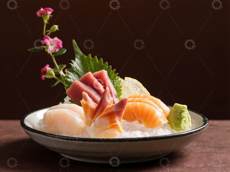 高清大图下载【趣麦麦图】刺身海鲜拼盘