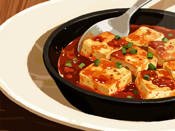 麻婆豆腐插画7