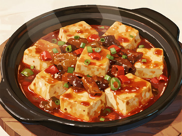 麻婆豆腐插画8