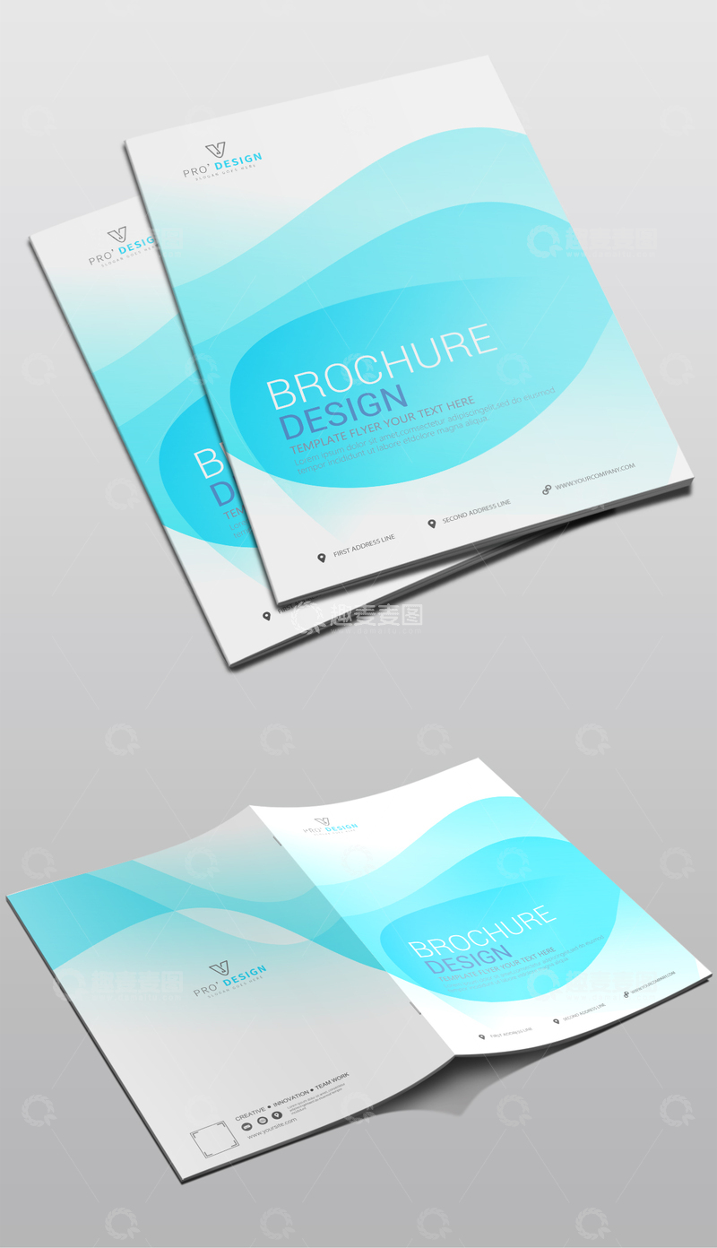  简约封面设计模板