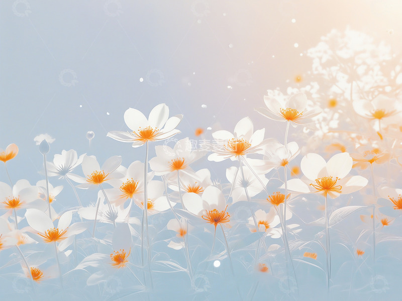 高清大图下载【趣麦麦图】清新治愈小花背景