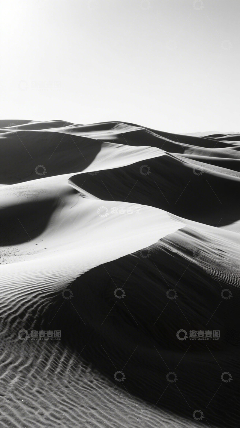 高清大图下载【趣麦麦图】沙漠沙丘苍凉壮美2
