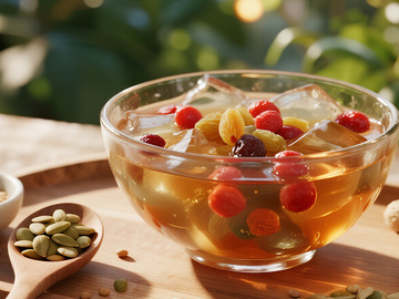 红糖冰粉摄影10