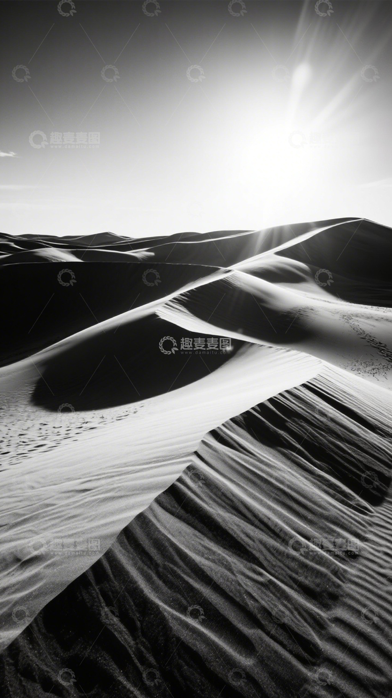 高清大图下载【趣麦麦图】沙漠沙丘苍凉壮美3