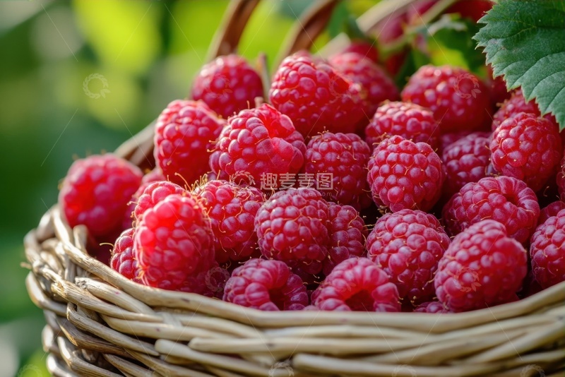 高清大图下载【趣麦麦图】一篮子新鲜的莓果