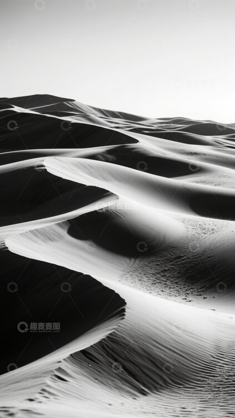 高清大图下载【趣麦麦图】沙漠沙丘苍凉壮美1