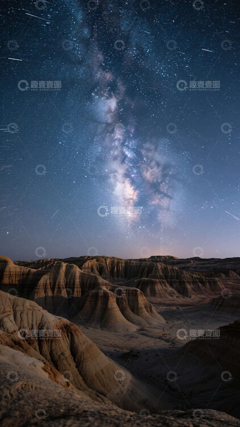高清大图下载【趣麦麦图】星空峡谷梦幻神秘2