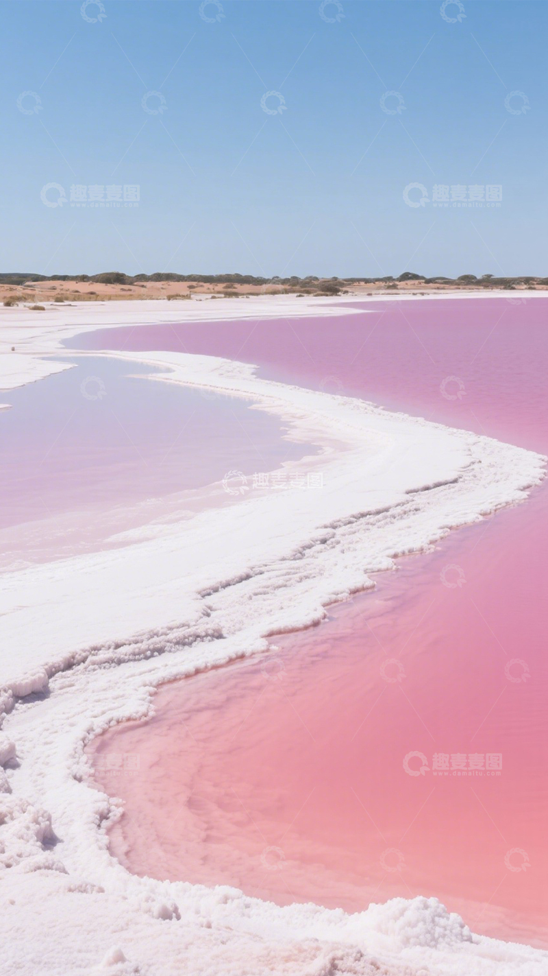 高清大图下载【趣麦麦图】粉湖秘境浪漫治愈2