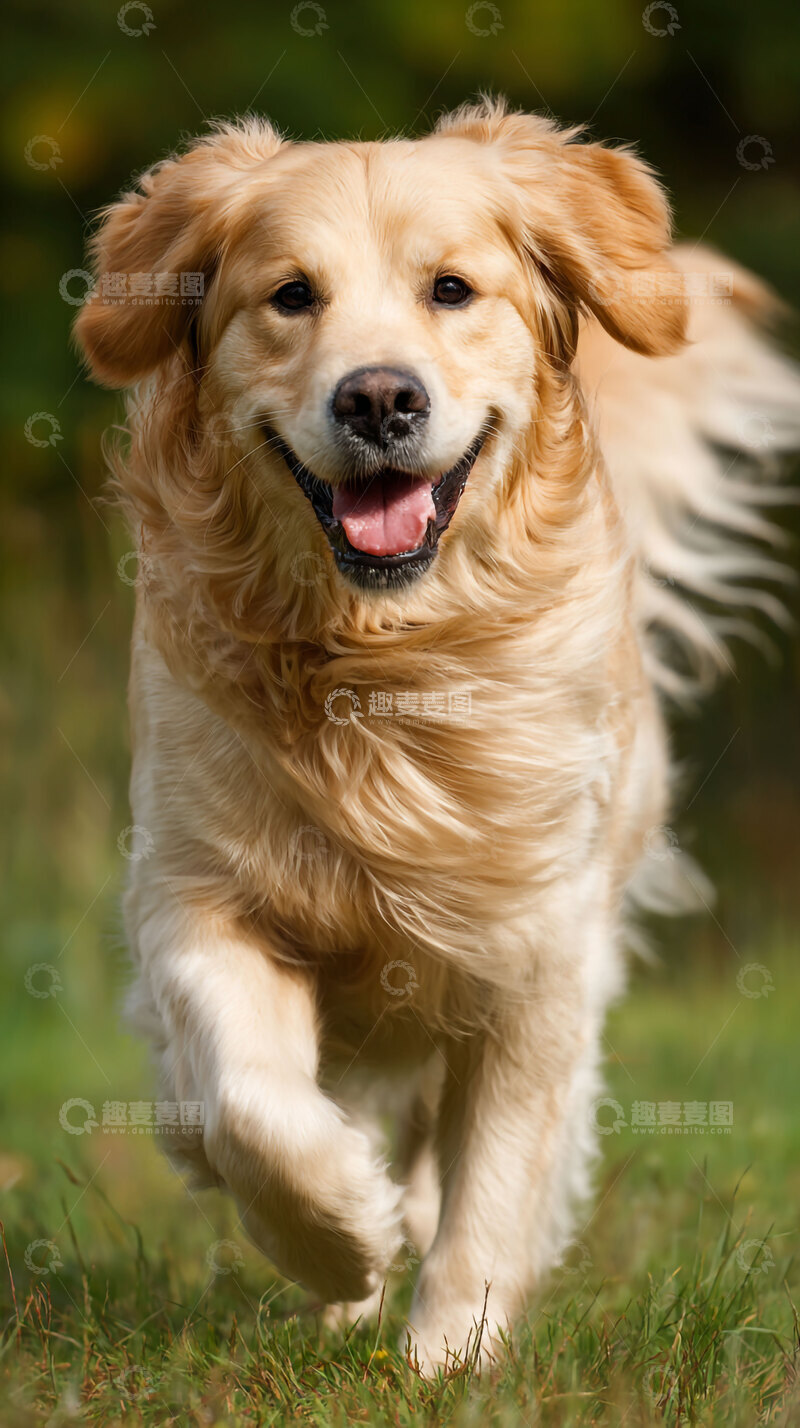 高清大图下载【趣麦麦图】金毛巡回犬  萌宠   汪汪 