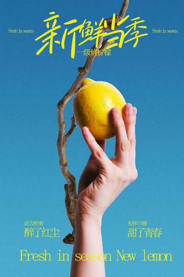 新鲜柠檬水果活动宣传海报