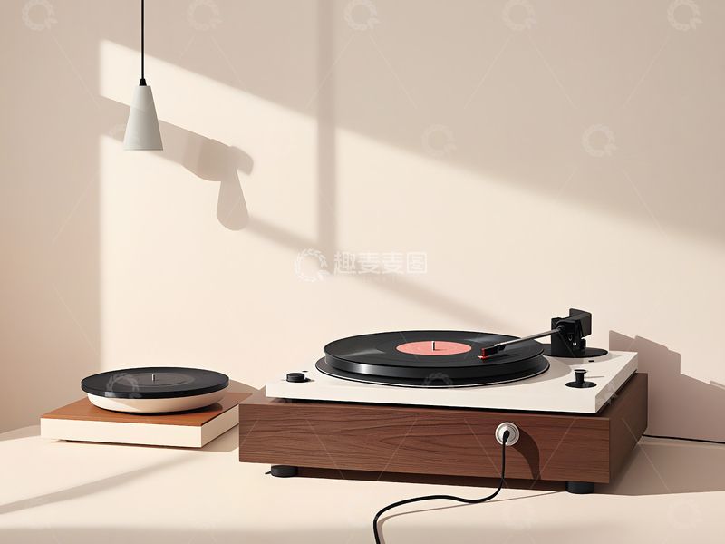 高清大图下载【趣麦麦图】用来放歌的复古CD机