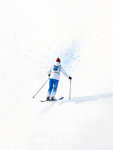 在滑雪场上的人