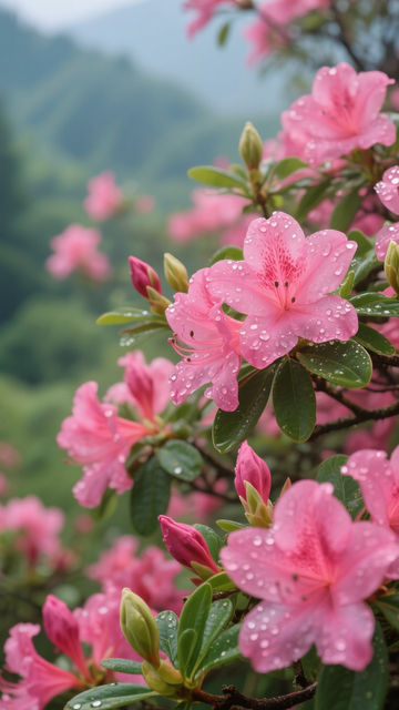 满山绽放杜鹃花