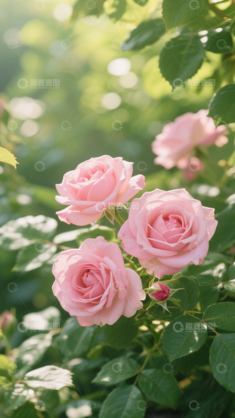 高清大图下载【趣麦麦图】粉红色的玫瑰花