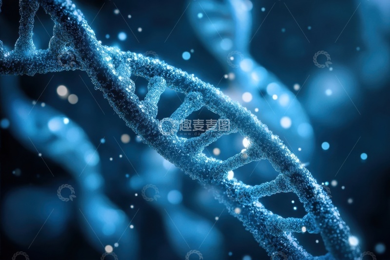 高清大图下载【趣麦麦图】DNA遗传基因链条