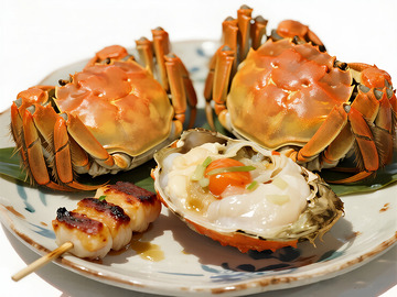 大闸蟹食物摄影