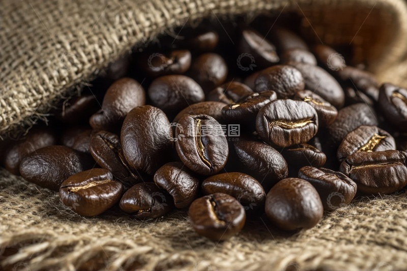 高清大图下载【趣麦麦图】一堆咖啡豆食品