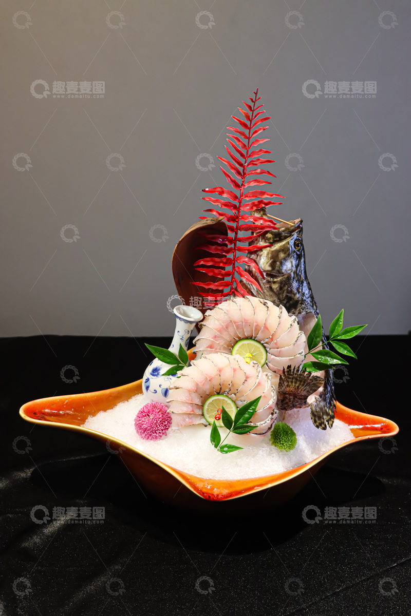 高清大图下载【趣麦麦图】有机蔬菜发酵酸汤老虎斑姿造