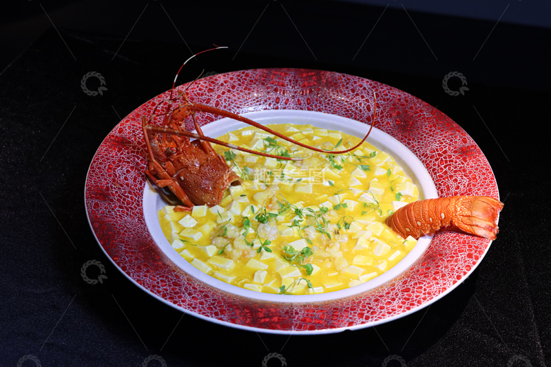 高清大图下载【趣麦麦图】蟹黄豆腐烩青龙