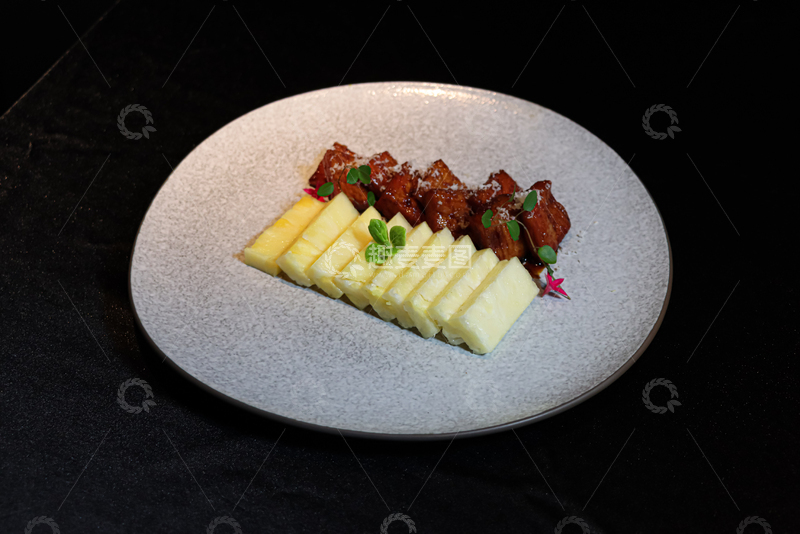 高清大图下载【趣麦麦图】美食蜜汁松板肉