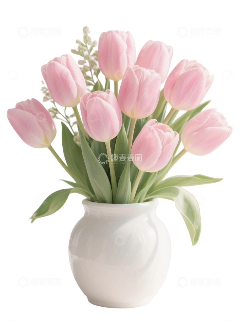 高清大图下载【趣麦麦图】郁金香花束免扣写实主题67