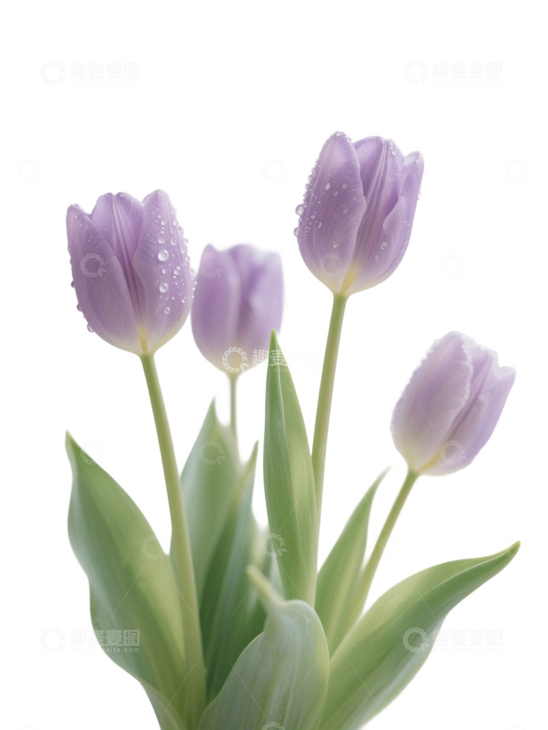 高清大图下载【趣麦麦图】郁金香花束免扣写实主题47