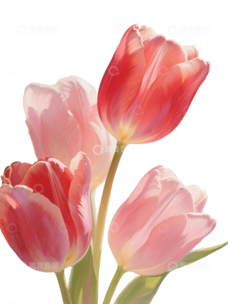 高清大图下载【趣麦麦图】郁金香花束免扣写实主题159